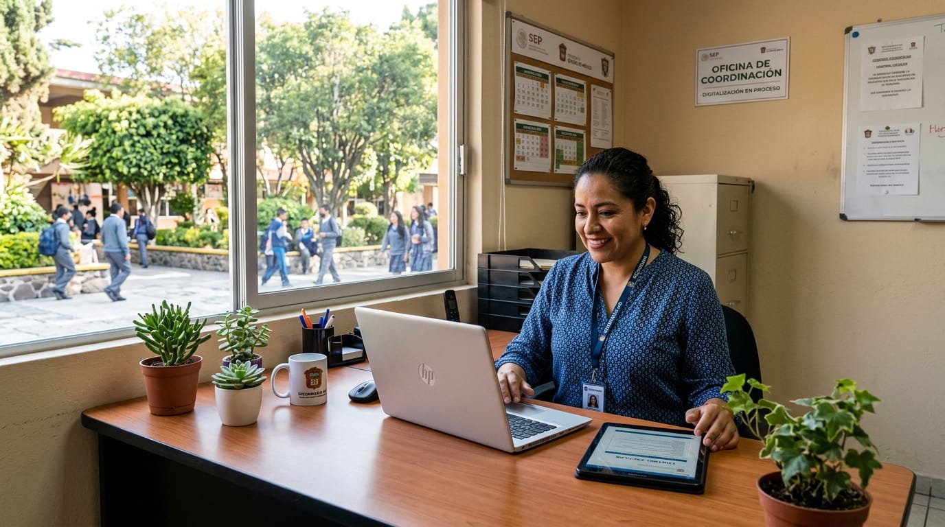 Adiós al papel: impacto ecológico en escuelas.